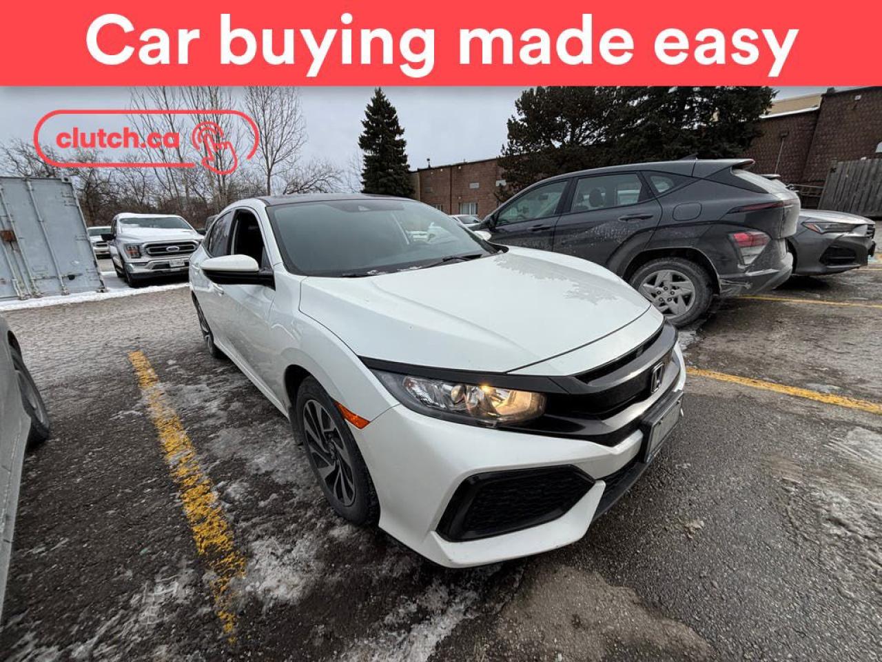 Used 2019 Honda Civic Hatchback LX w/ Apple CarPlay & Android Auto, A/C, Rearview Cam for sale in Toronto, ON