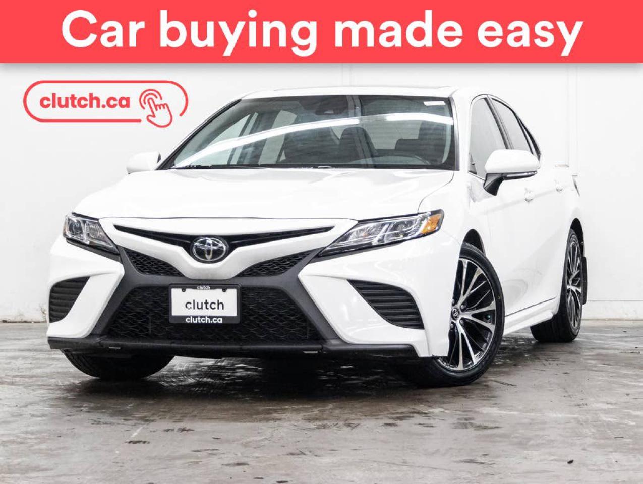 Used 2020 Toyota Camry SE w/ Upgrade Pkg w/ Apple CarPlay & Android Auto, Dual Zone A/C, Power Sunroof for sale in Toronto, ON