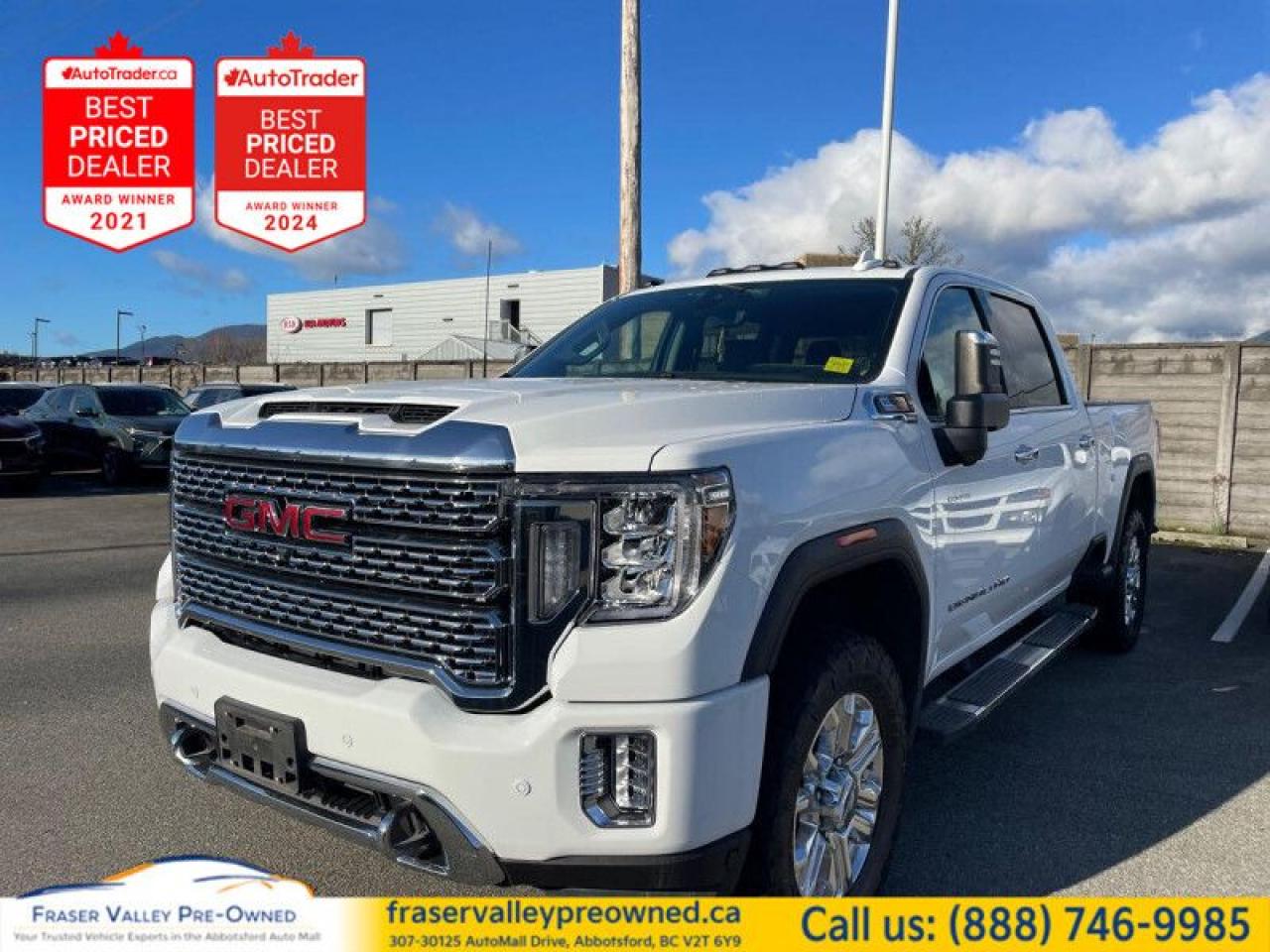 Used 2020 GMC Sierra 3500 HD Denali  Local, Duramax, Allison, ProTrailering Pkg for sale in Abbotsford, BC