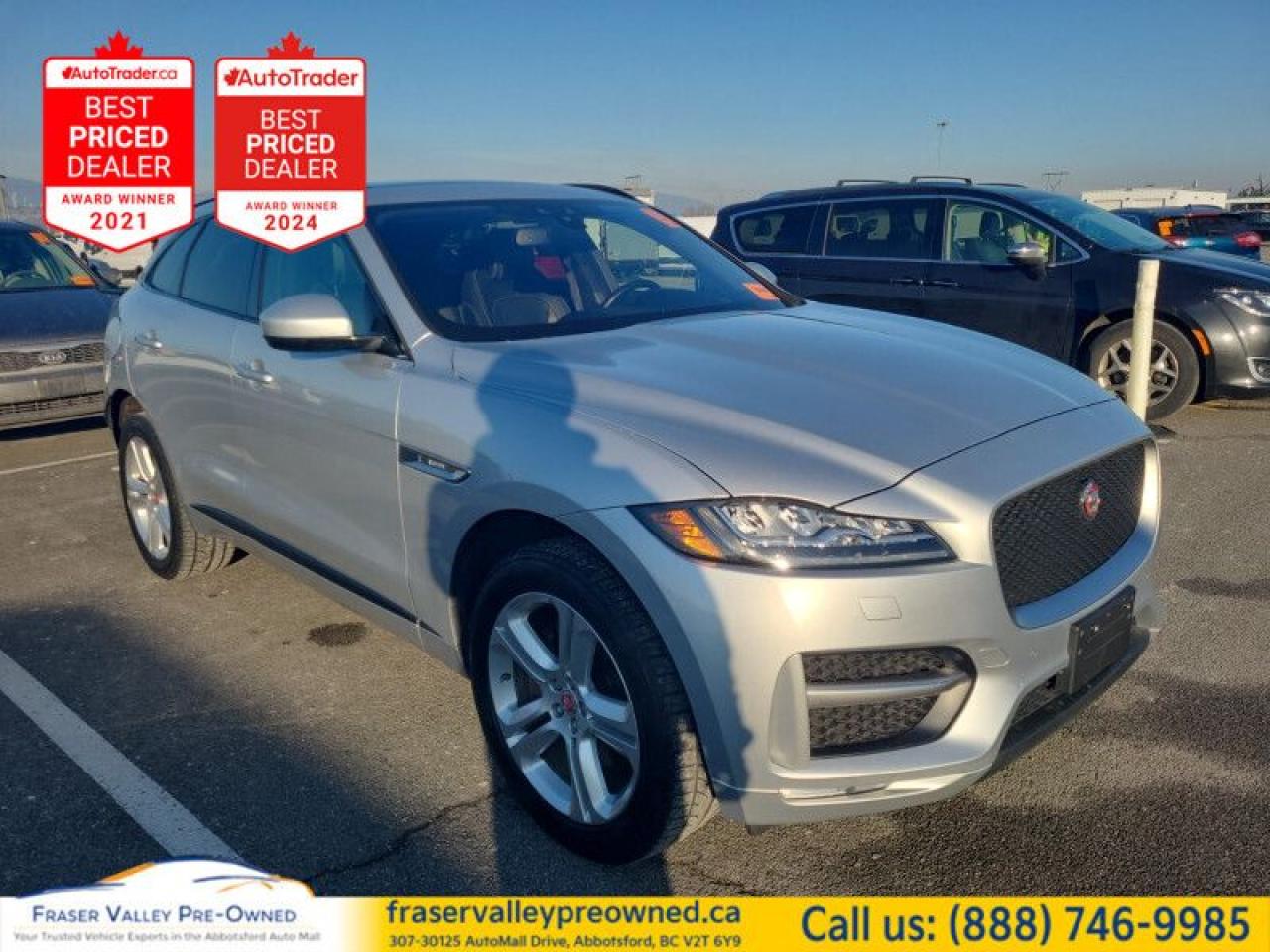 Used 2017 Jaguar F-PACE 35t R-Sport  Local, Clean, Low Mileage, Loaded for sale in Abbotsford, BC