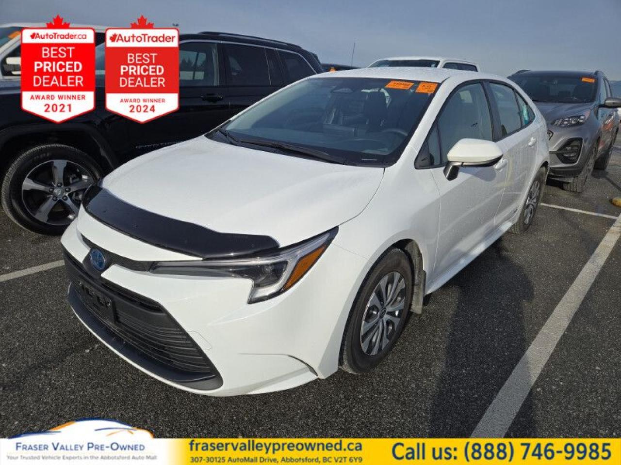 Used 2024 Toyota Corolla Hybrid LE  Like New, Android/Apple CarPlay, Nav, B for sale in Abbotsford, BC