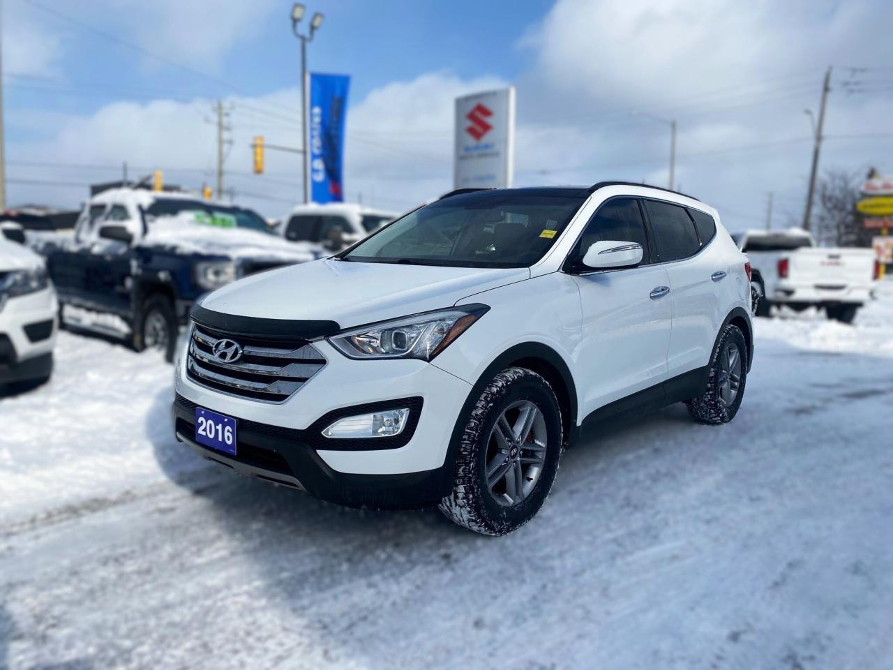 The 2016 Hyundai Santa Fe Sport FE Limited Adventure Edition is a rugged and stylish midsize SUV designed for adventure and comfort. With its bold exterior design, spacious interior, and advanced tech features, its perfect for families and outdoor enthusiasts. This edition offers premium materials, a smooth ride, and a reliable AWD system, making it ideal for both city driving and off-road exploration. Packed with safety features and infotainment options, the Santa Fe Sport FE Limited Adventure Edition combines performance, comfort, and versatility in one well-rounded package.

G. D. Coates - The Original Used Car Superstore!
 
  Our Financing: We have financing for everyone regardless of your history. We have been helping people rebuild their credit since 1973 and can get you approvals other dealers cant. Our credit specialists will work closely with you to get you the approval and vehicle that is right for you. Come see for yourself why were known as The Home of The Credit Rebuilders!
 
  Our Warranty: G. D. Coates Used Car Superstore offers fully insured warranty plans catered to each customers individual needs. Terms are available from 3 months to 7 years and because our customers come from all over, the coverage is valid anywhere in North America.
 
  Parts & Service: We have a large eleven bay service department that services most makes and models. Our service department also includes a cleanup department for complete detailing and free shuttle service. We service what we sell! We sell and install all makes of new and used tires. Summer, winter, performance, all-season, all-terrain and more! Dress up your new car, truck, minivan or SUV before you take delivery! We carry accessories for all makes and models from hundreds of suppliers. Trailer hitches, tonneau covers, step bars, bug guards, vent visors, chrome trim, LED light kits, performance chips, leveling kits, and more! We also carry aftermarket aluminum rims for most makes and models.
 
  Our Story: Family owned and operated since 1973, we have earned a reputation for the best selection, the best reconditioned vehicles, the best financing options and the best customer service! We are a full service dealership with a massive inventory of used cars, trucks, minivans and SUVs. Chrysler, Dodge, Jeep, Ford, Lincoln, Chevrolet, GMC, Buick, Pontiac, Saturn, Cadillac, Honda, Toyota, Kia, Hyundai, Subaru, Suzuki, Volkswagen - Weve Got Em! Come see for yourself why G. D. Coates Used Car Superstore was voted Barries Best Used Car Dealership!