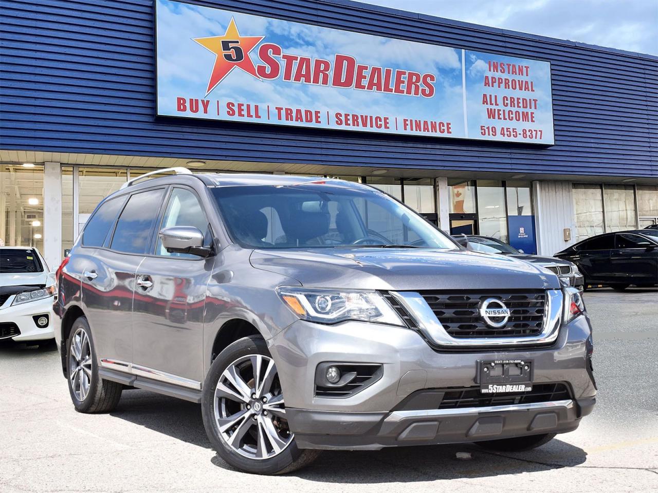 Used 2017 Nissan Pathfinder Platinum DVD NAV LEATHR ROOF WE FINANCE ALL CREDIT for sale in London, ON