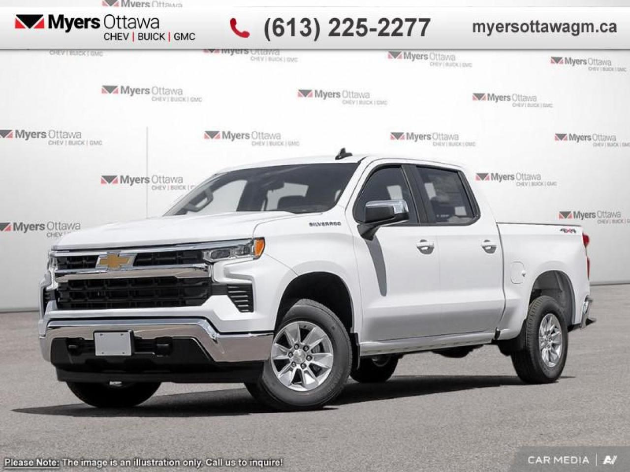 New 2025 Chevrolet Silverado 1500 LT  LT, CREW, 5.3 V8, 4WD, REAR CAMERA , REMOTE START for sale in Ottawa, ON