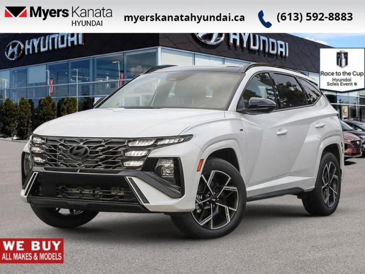 New 2025 Hyundai Tucson Hybrid N-Line AWD  - Leather Seats - $155.81 /Wk for sale in Kanata, ON