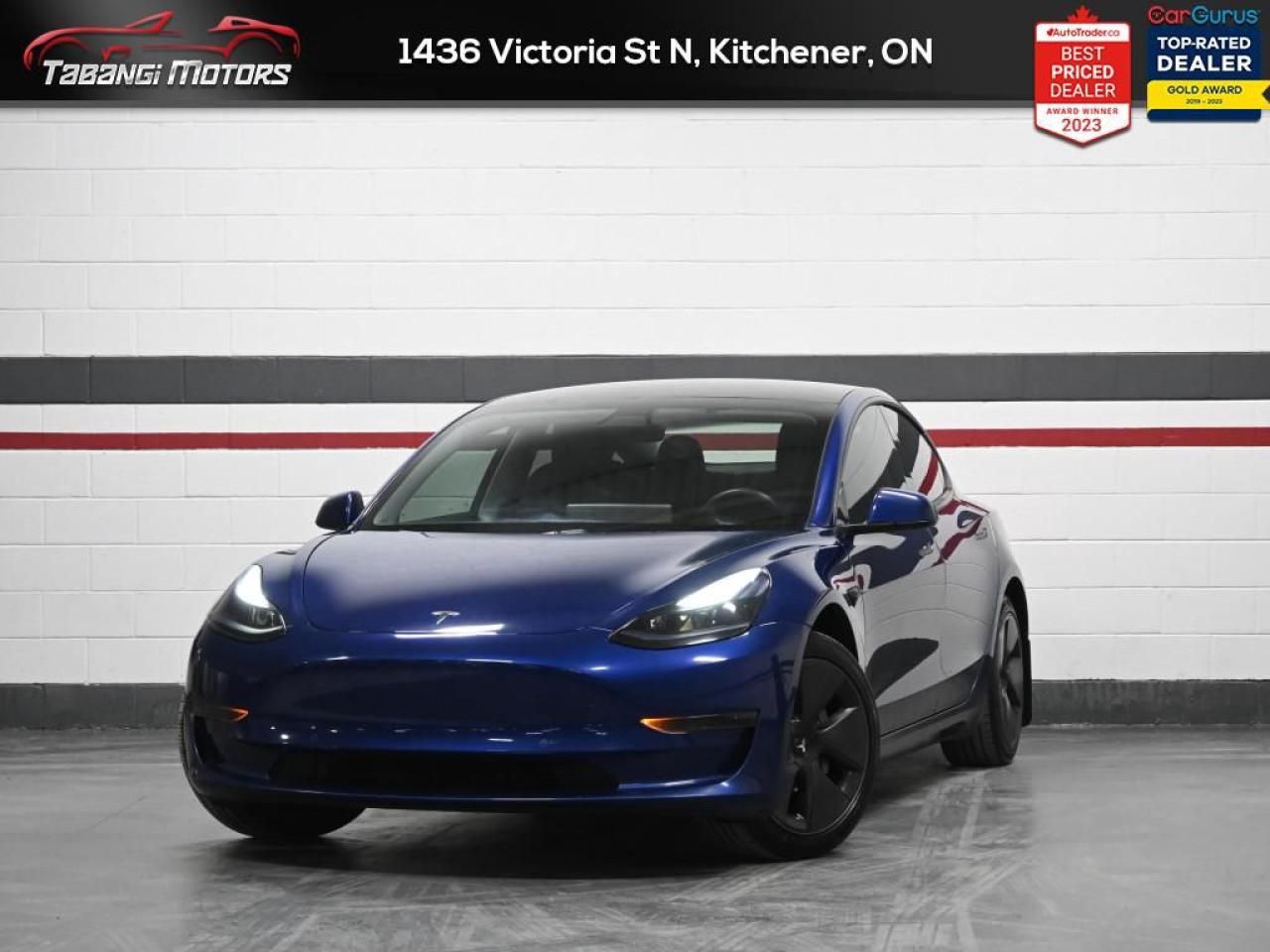 Used 2021 Tesla Model 3 Standard Range Plus   No Accident Leather Autopilot Navigation Glass Roof for sale in Mississauga, ON