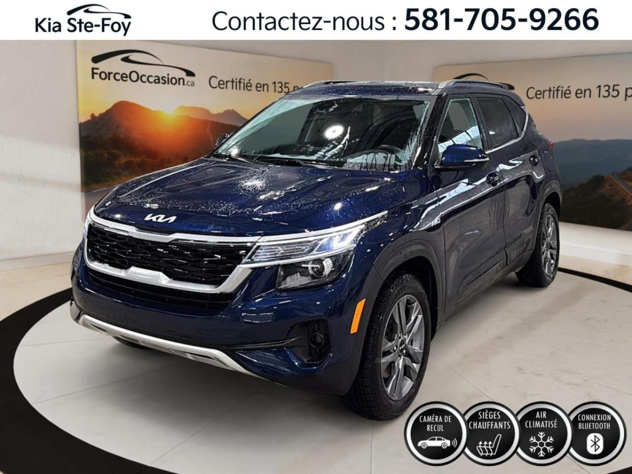 Used 2023 Kia Seltos EX* AWD* CUIR* TOIT* CARPLAY* VOLANT CHAUFFANT* for sale in Ste-Foy, QC