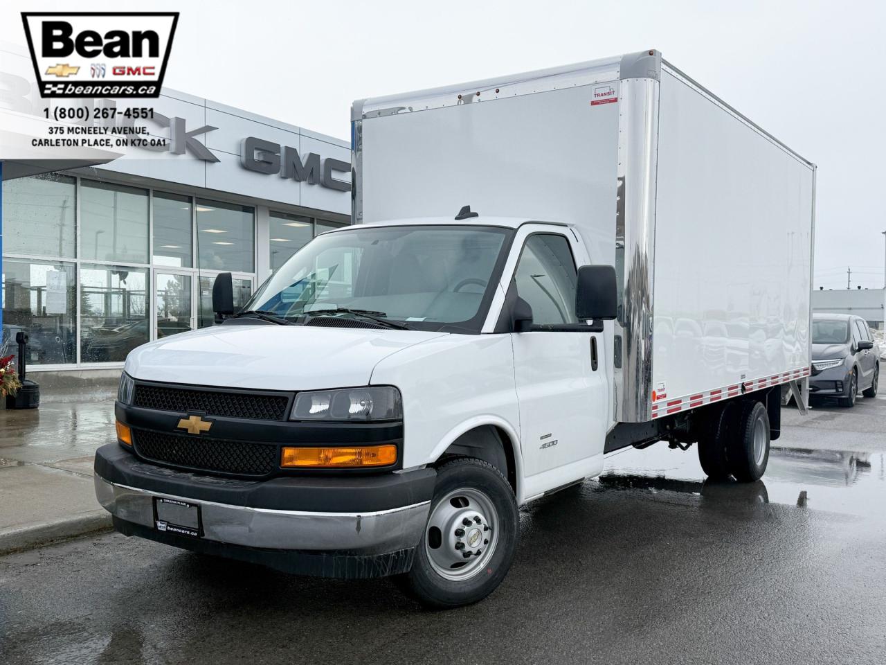 New 2024 Chevrolet Express Cutaway 4500 4500 Van 6.6L V8, CLOTH SEATS, AIR CONDITIONING, CRUISE CONTROL, BACK UP ALARM, MP3 PLAYER for sale in Carleton Place, ON