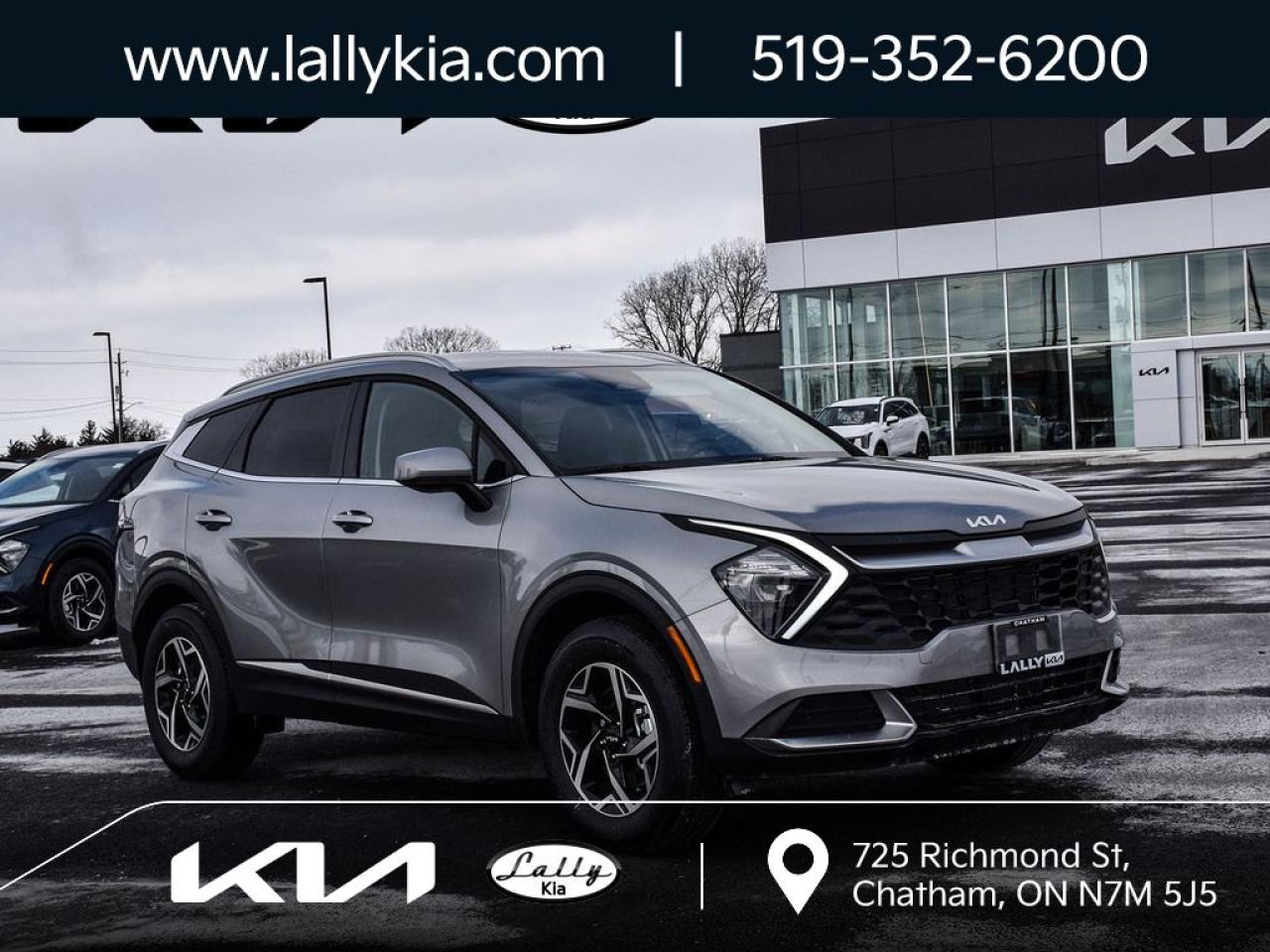 New 2025 Kia Sportage LX AWD | APPLE CARPLAY & ANDROID AUTO | 6-SPEAKER SOUND SYSTEM  | REARVIEW CAMERA | HEATED FRONT SEATS | BLUETOOTH | 17” ALLOY WHEELS for sale in Chatham, ON