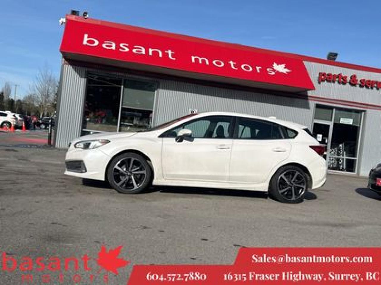 Used 2022 Subaru Impreza Sport-tech, w/ EyeSight, Nav, Sunroof, Leather!! for sale in Surrey, BC