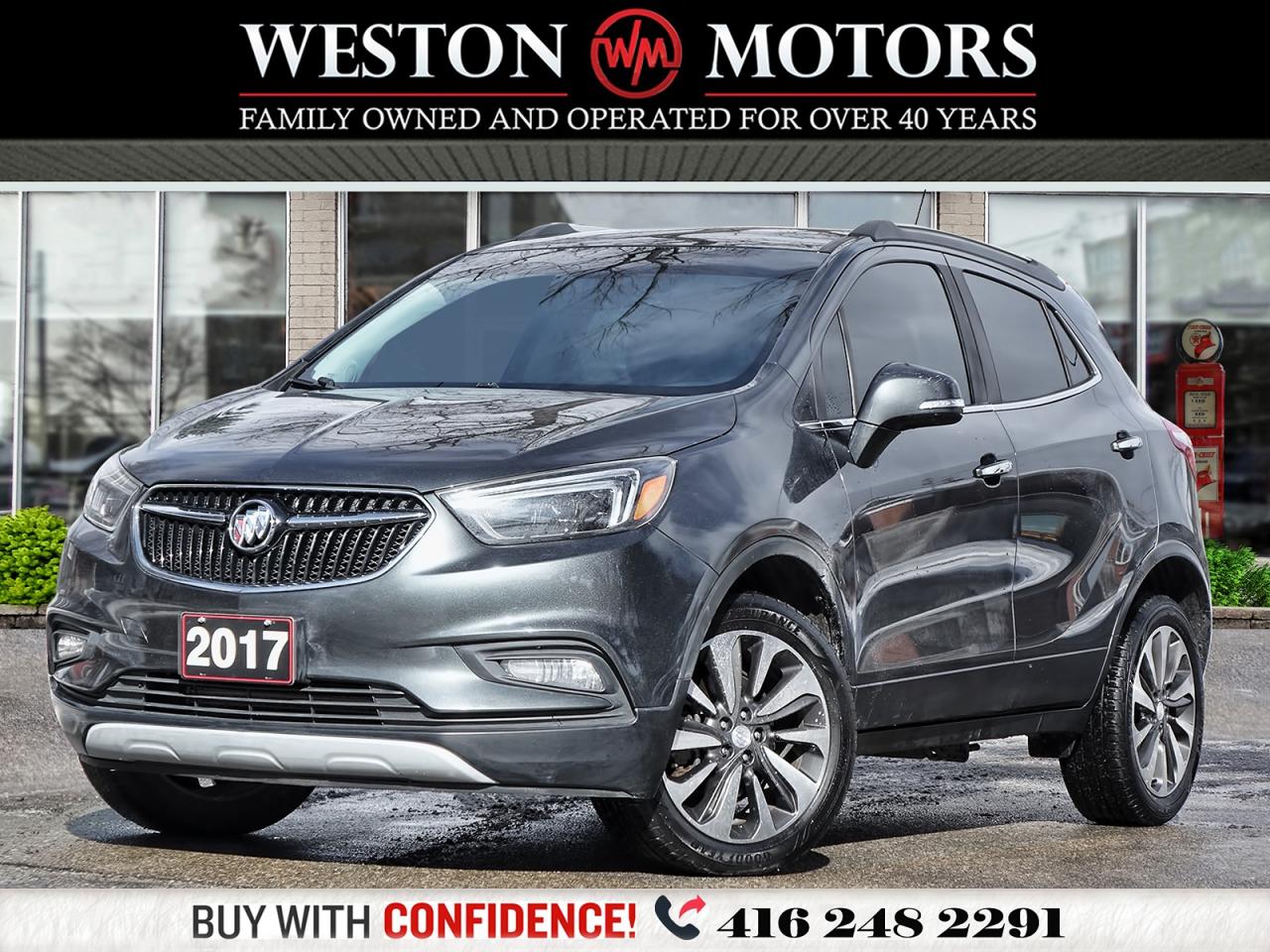 Used 2017 Buick Encore AWD*1.4L*LEATHER*REV-CAM*NAVI*HEATED S&W*PWR GROUP for sale in Toronto, ON