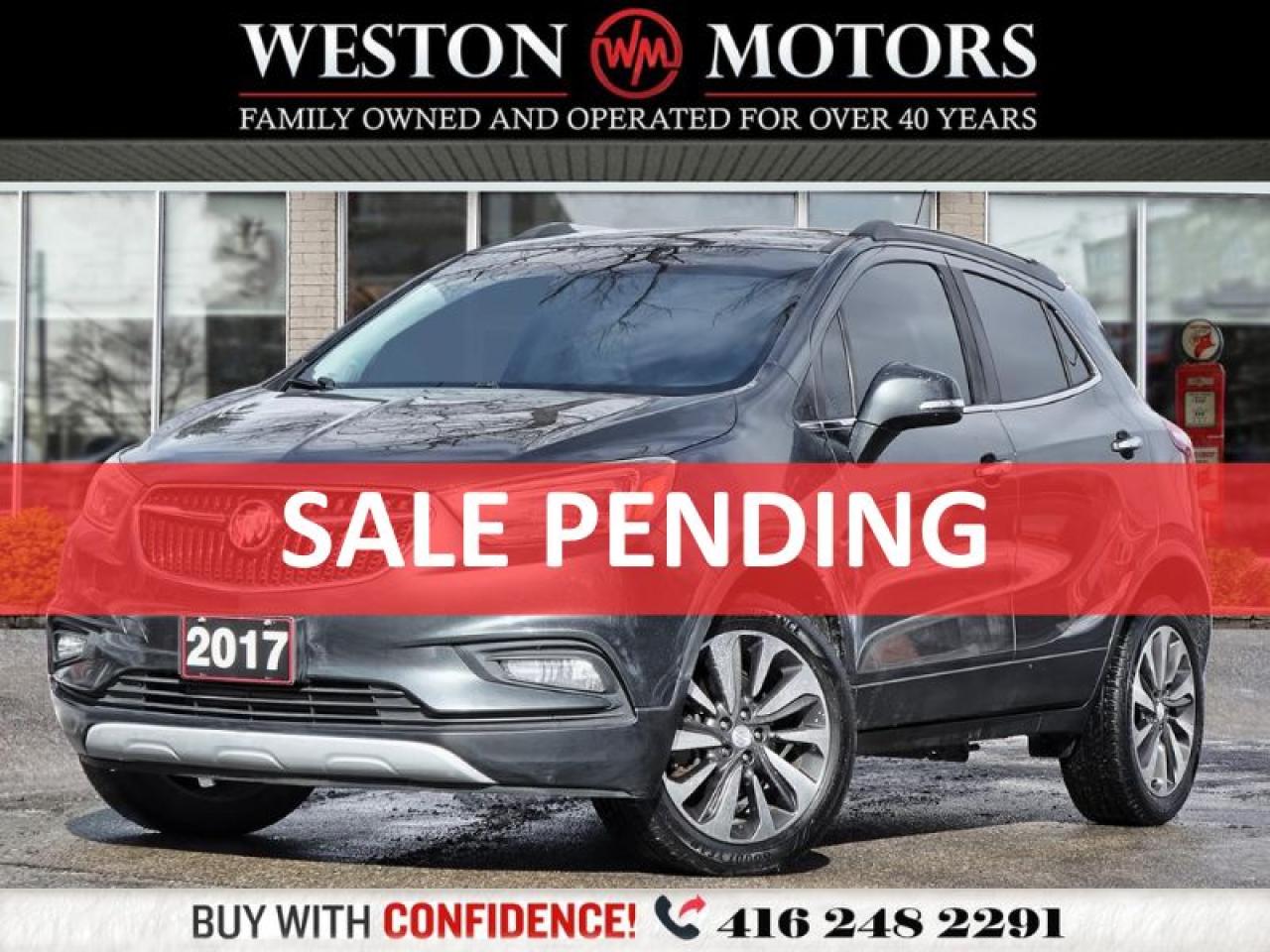 2017 Buick Encore ESSENCE*AWD*1.4L*LEATHER*REVCAM*NAVI*PWR GROUP