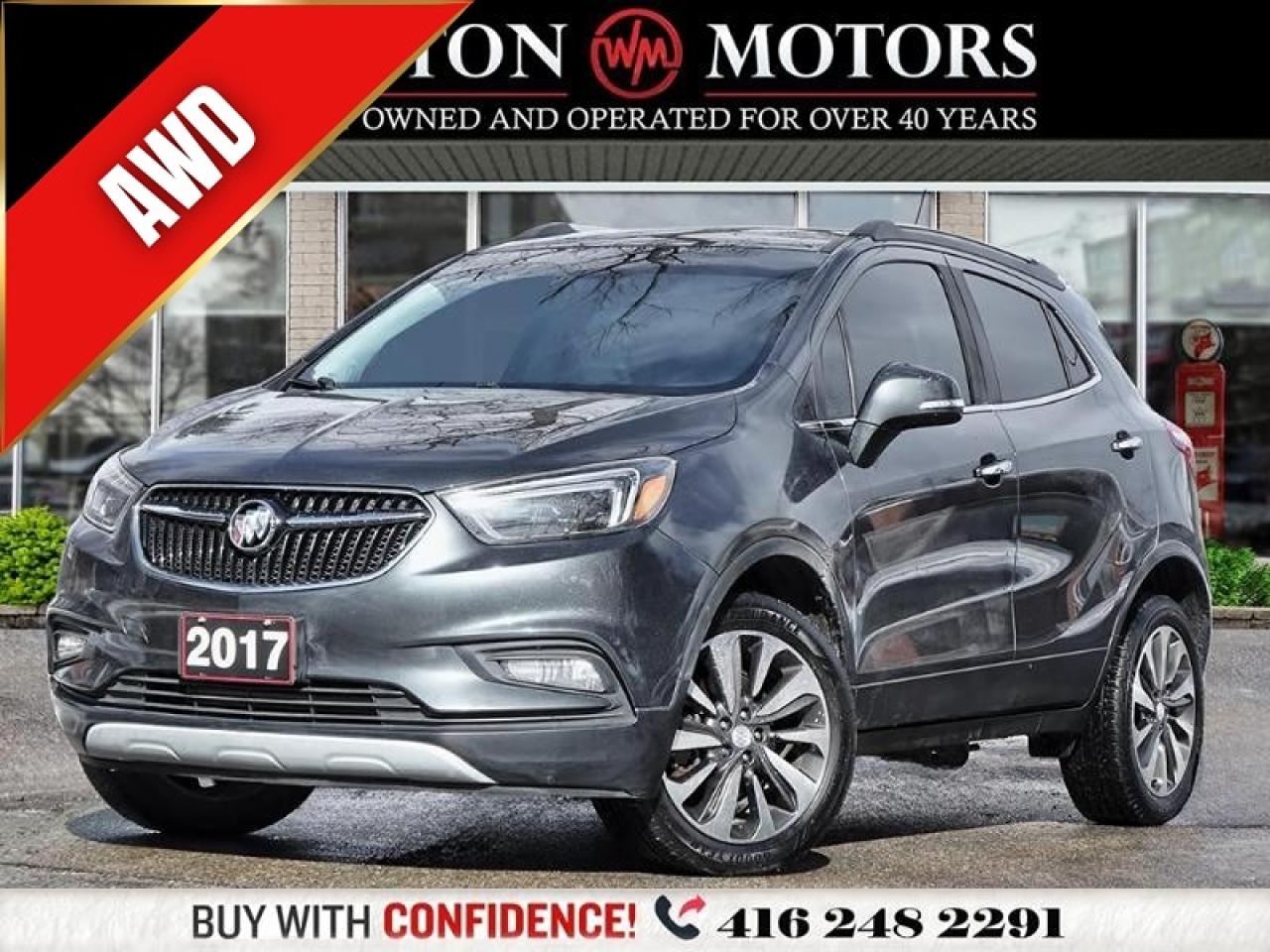2017 Buick Encore ESSENCE*AWD*1.4L*LEATHER*REVCAM*NAVI*PWR GROUP