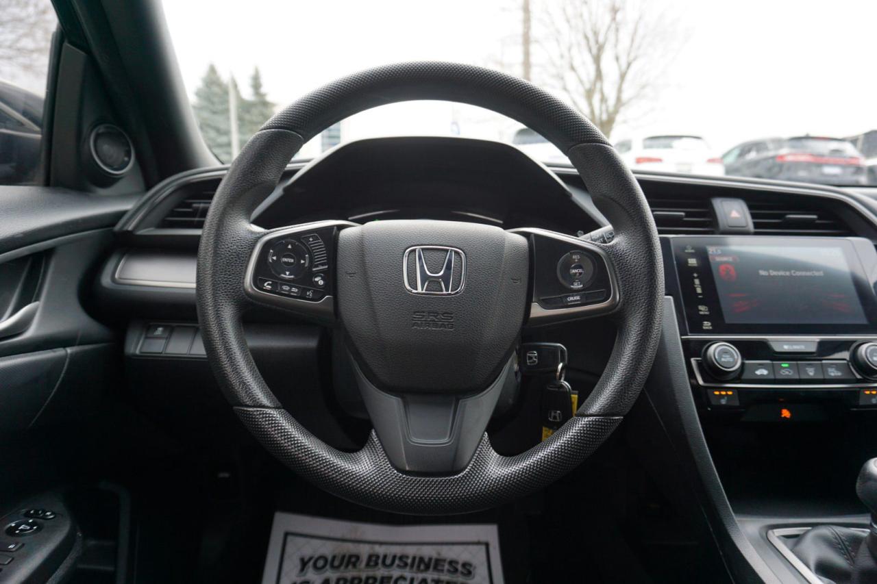 2017 Honda Civic LX *6 SPEED MANUAL* CERTIFIED *1 OWNER* CAMERA BLUETOOTH HEATED SEATS CRUISE ALLOYS - Photo #10