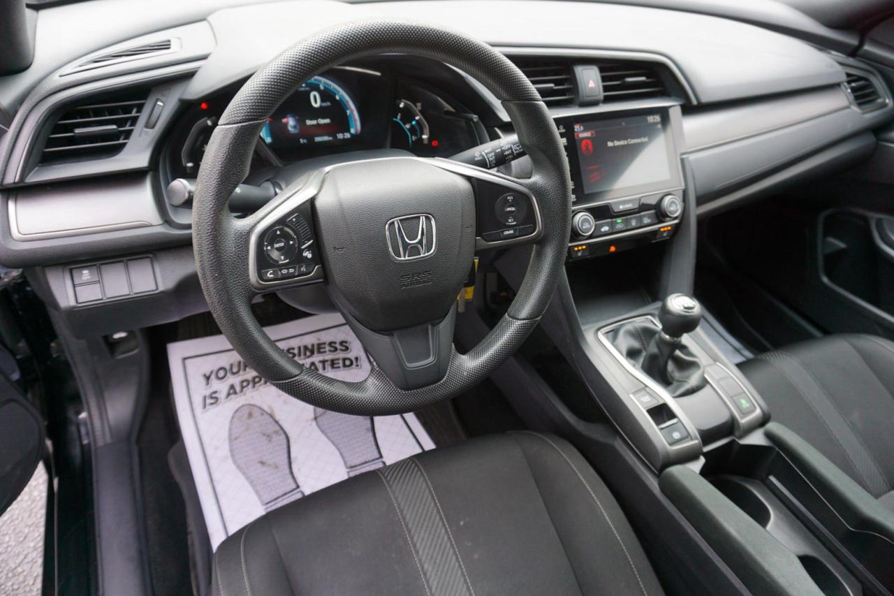 2017 Honda Civic LX *6 SPEED MANUAL* CERTIFIED *1 OWNER* CAMERA BLUETOOTH HEATED SEATS CRUISE ALLOYS - Photo #9