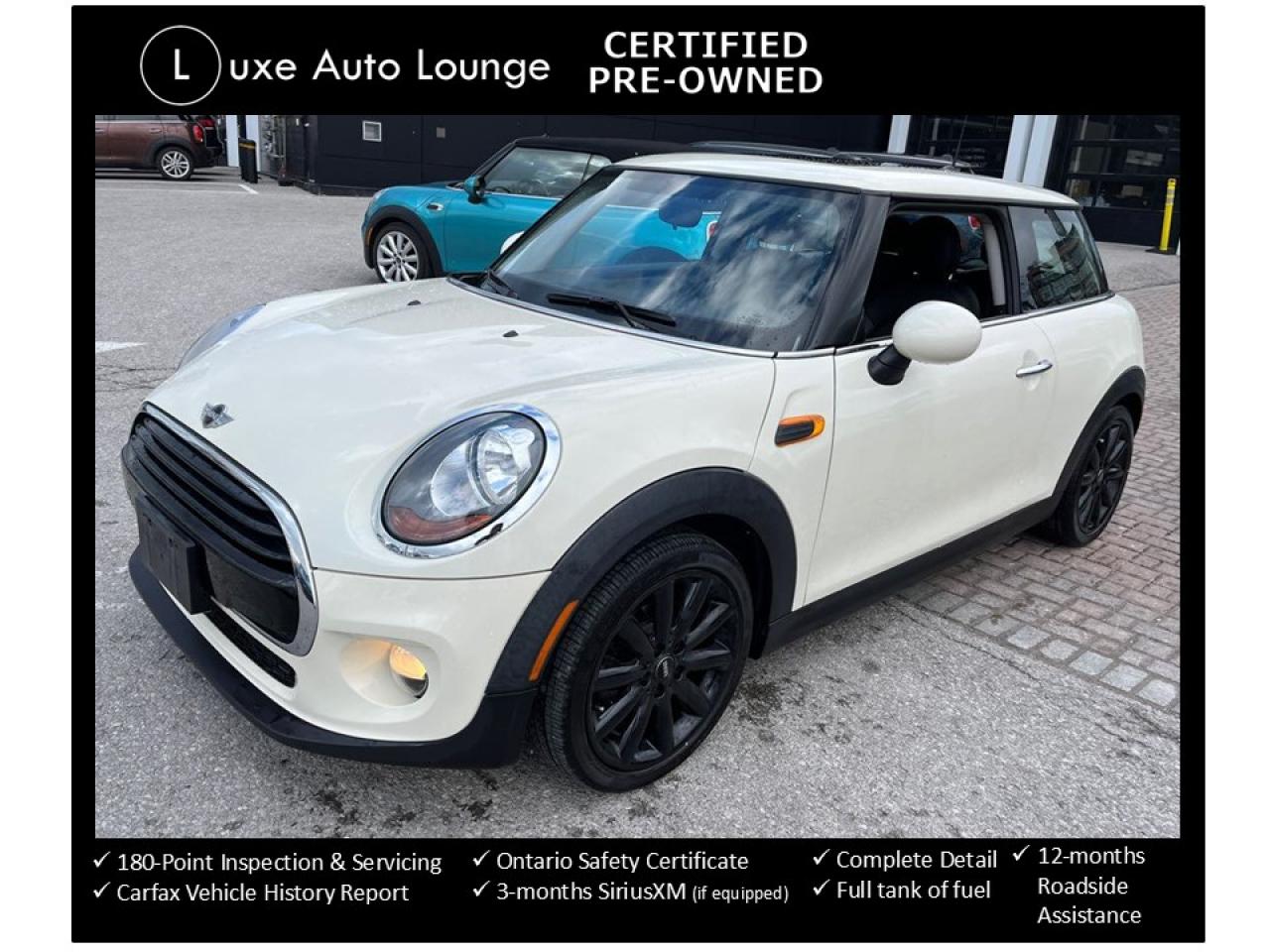 Used 2016 MINI Cooper LOW KM! AUTO, SUNROOF, HEATED SEATS, BLACK WHEELS! for sale in Orleans, ON