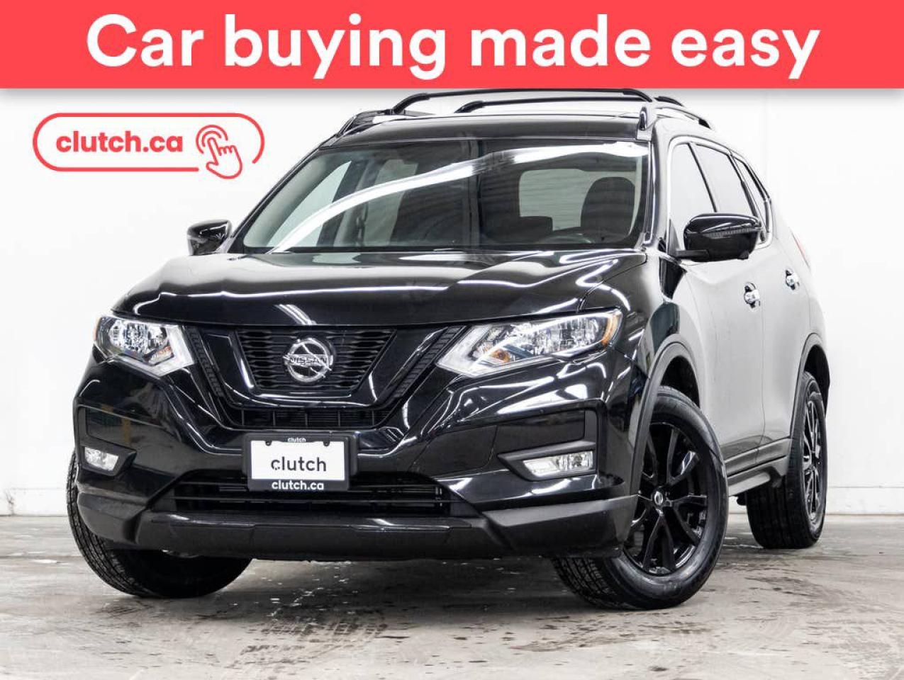 Used 2018 Nissan Rogue SV AWD w/ Midnight Edition Pkg w/ Apple CarPlay & Android Auto, Panoramic Moonroof, Nav for sale in Toronto, ON