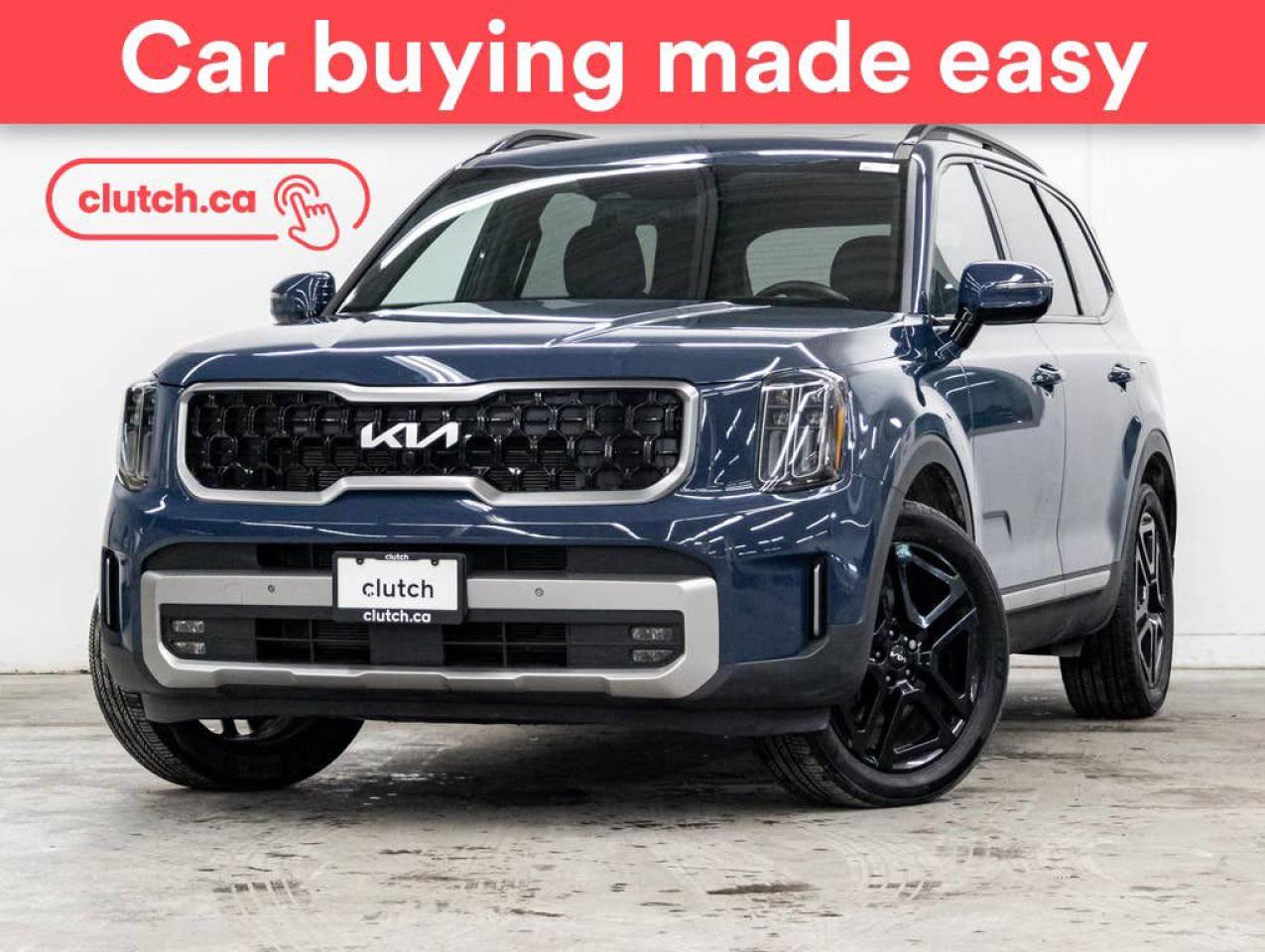 Used 2023 Kia Telluride X-Line AWD w/ Apple CarPlay & Android Auto, Dual Panel Moonroof, Nav for sale in Toronto, ON