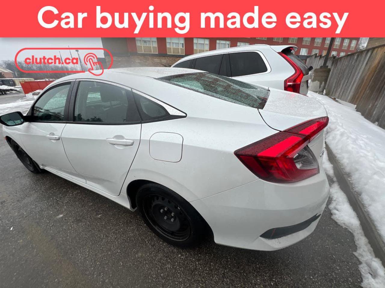 Used 2021 Honda Civic LX w/ Apple CarPlay & Android Auto, Rearview Cam, A/C for sale in Toronto, ON