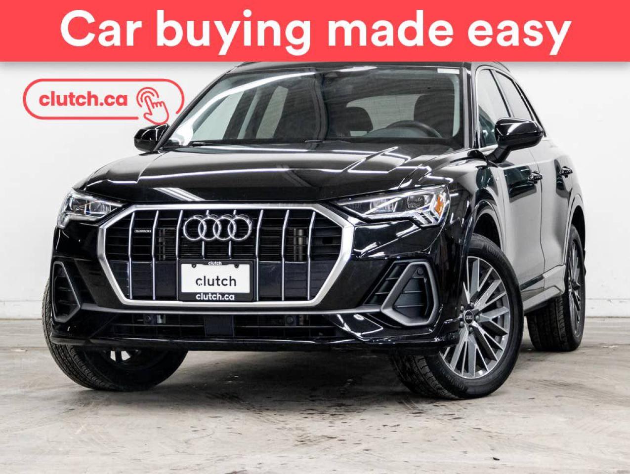 Used 2023 Audi Q3 45 Progressiv AWD w/ Apple CarPlay, Heated Steering Wheel, Heated Front Seats for sale in Toronto, ON