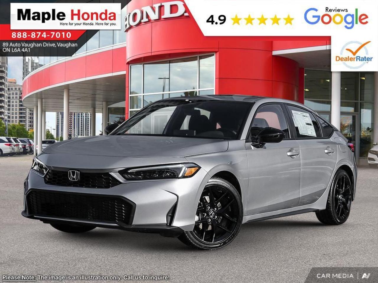 New 2025 Honda Civic Hatchback Sport CVT for sale in Vaughan, ON