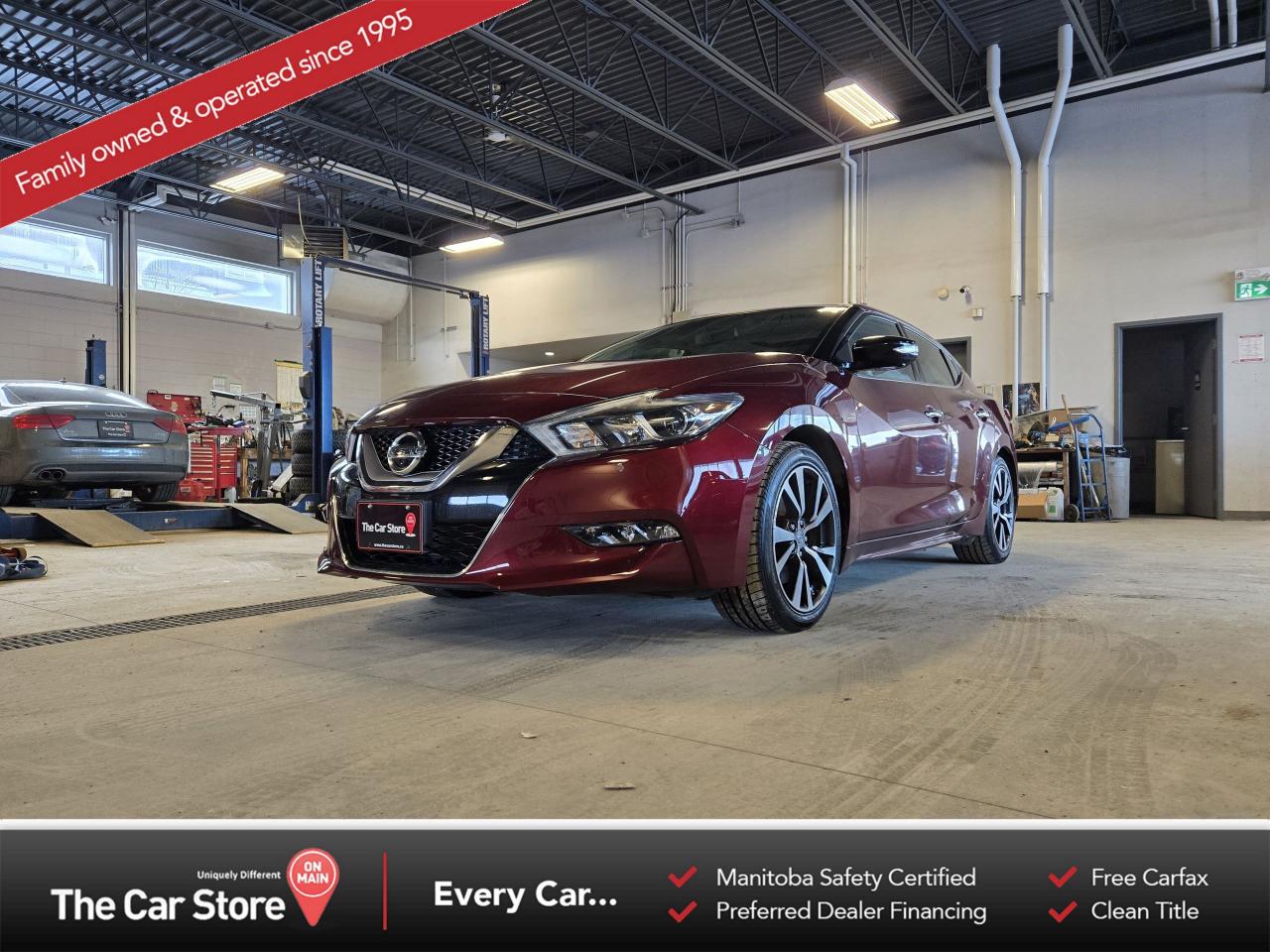 Used 2016 Nissan Maxima Platinum| Leather/Local/Clean Title for sale in Winnipeg, MB