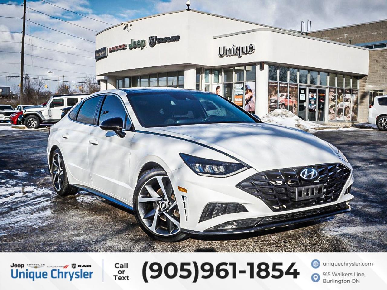 Used 2021 Hyundai Sonata 1.6T Sport| PANO ROOF| LEATHER-TRIMMED SEATS| for sale in Burlington, ON