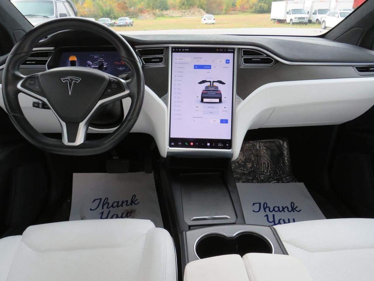 2016 Tesla Model X 90D  | AWD | Falcon Wing Rear Doors | Alloy Rims | Fog Lights | Leather | Navigation | Power Seats | Power Doors | 17 Inch Touchscreen Display | Heated Seats | Heated Steering Wheel | Reverse Camera | Bluetooth | Cruise Control Photo