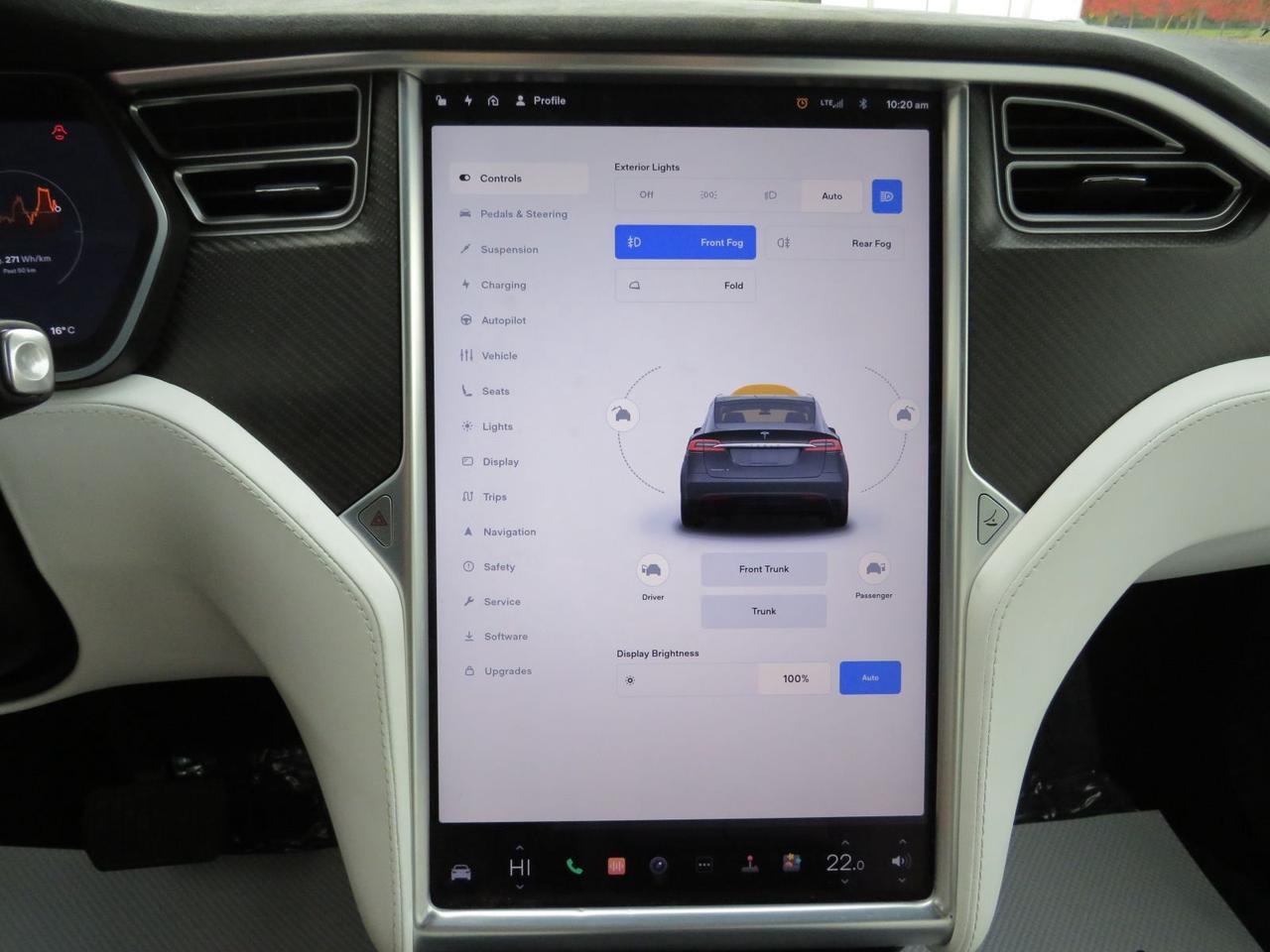 2016 Tesla Model X 90D  | AWD | Falcon Wing Rear Doors | Alloy Rims | Fog Lights | Leather | Navigation | Power Seats | Power Doors | 17 Inch Touchscreen Display | Heated Seats | Heated Steering Wheel | Reverse Camera | Bluetooth | Cruise Control Photo