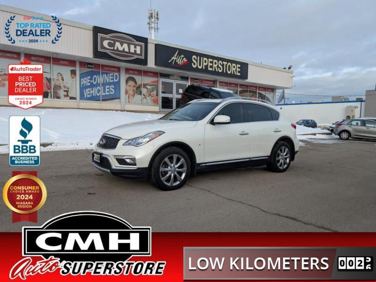 Used 2017 Infiniti QX50 V6 AWD  **LOW KMS - SUNROOF** for sale in St. Catharines, ON