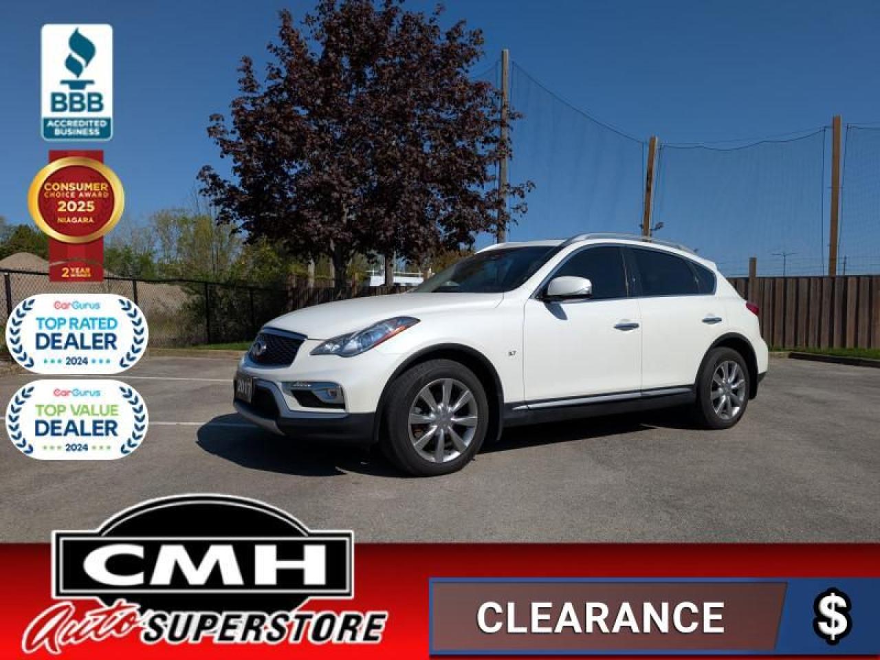 Used 2017 Infiniti QX50 V6 AWD  **LOW KMS - SUNROOF** for sale in St. Catharines, ON