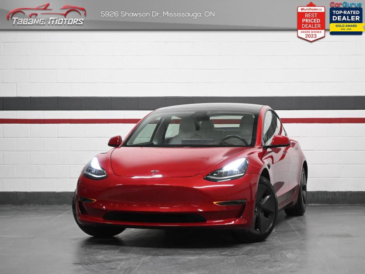 Used 2021 Tesla Model 3 Standard Range Plus   No Accident White Leather Autopilot Navigation Glass Roof for sale in Mississauga, ON