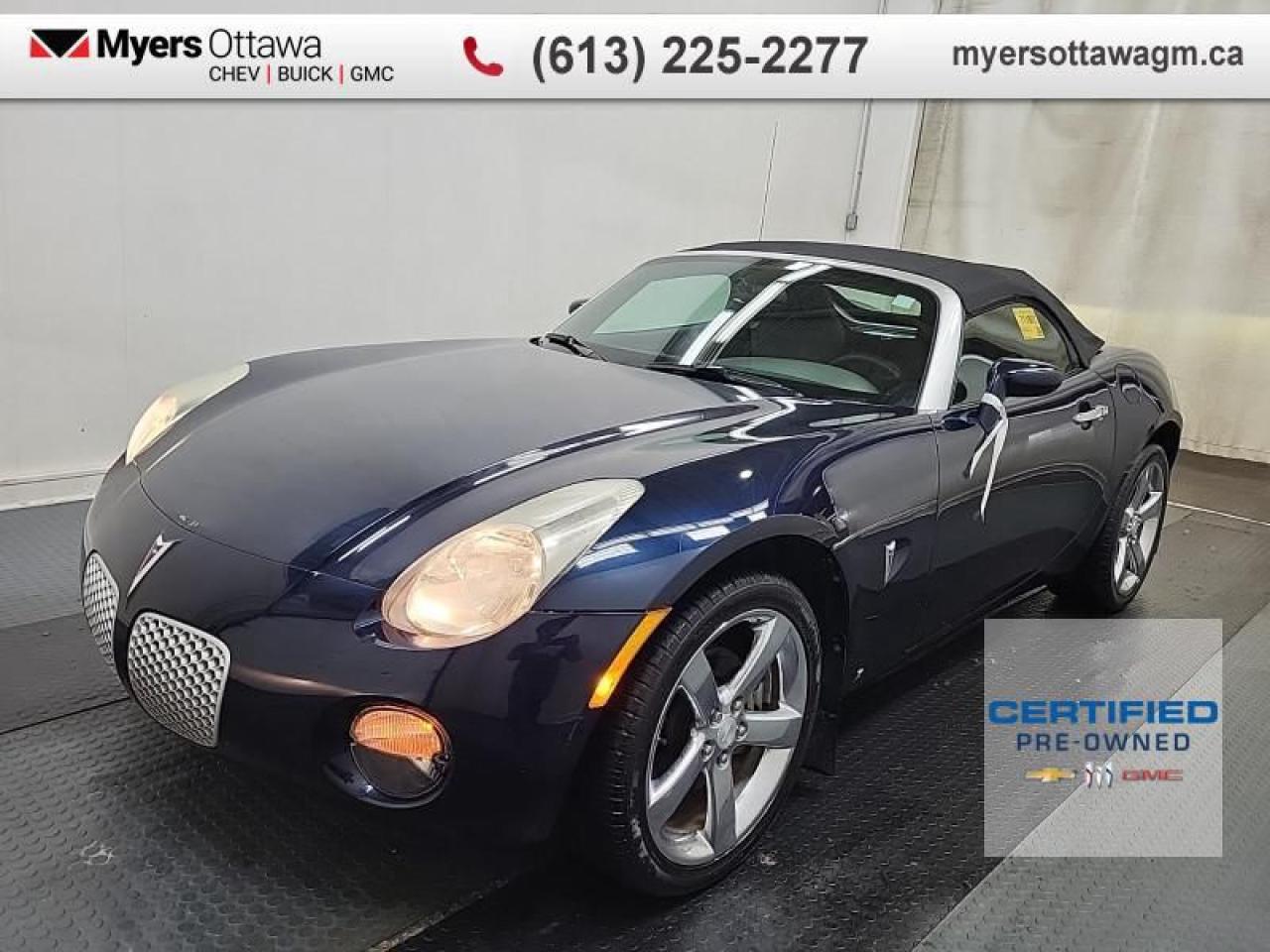 Used 2007 Pontiac Solstice SOLTICE  SOLTICE, 5 SPD, CONVERTIBLE, CRUISE, LOW KM for sale in Ottawa, ON