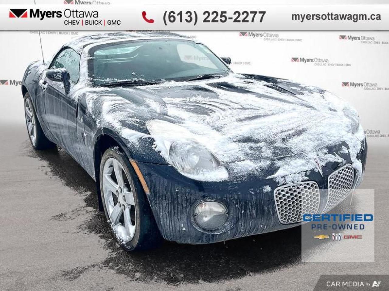 Used 2007 Pontiac Solstice SOLTICE  SOLTICE, 5 SPD, CONVERTIBLE, CRUISE, LOW KM for sale in Ottawa, ON