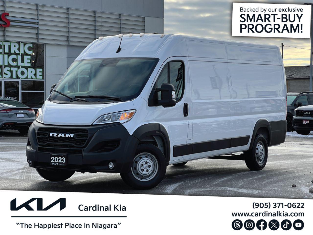 Used 2023 RAM Cargo Van ProMaster 3500 High Roof Ext 159 WB for sale in Niagara Falls, ON