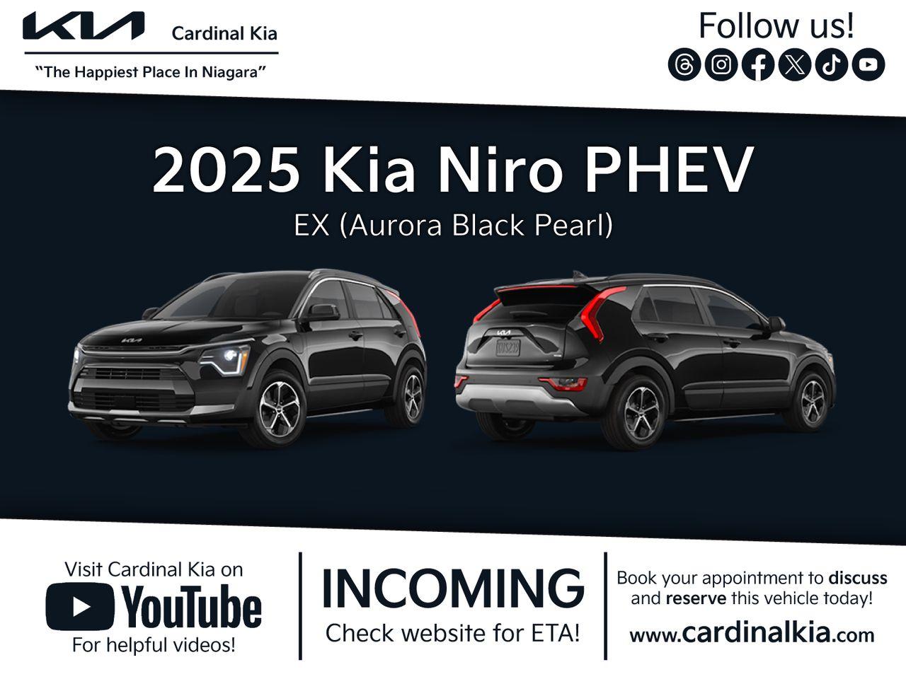 New 2025 Kia NIRO PHEV EX for sale in Niagara Falls, ON