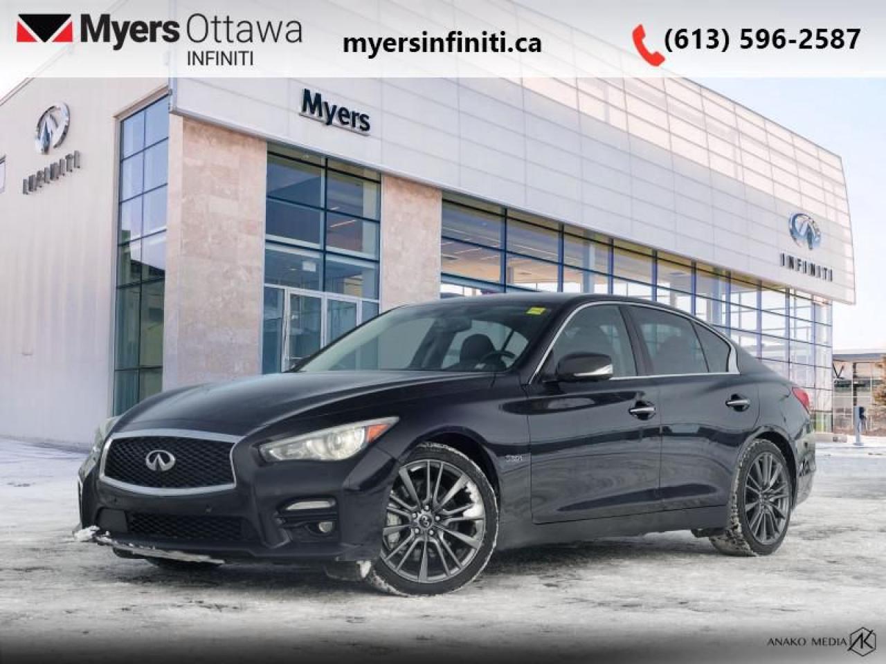 Used 2016 Infiniti Q50 Red Sport 400  - 	Navigation for sale in Ottawa, ON