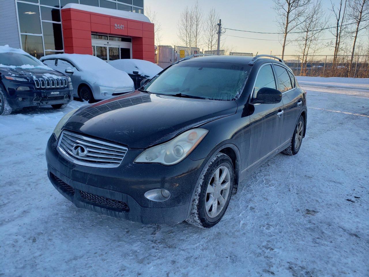 <p>Infiniti EX35  **EXPORT**</p><p>2008</p><p>247323 kilometres</p><p>Automatique</p><p>Transmission ok</p><p>Moteur ok</p><p>Frame arriere tres rouillé</p><p>Direction ok</p><p>Carrosserie propre</p><p>Intérieur rough</p><p>Freins ok</p><p>VDC off</p><p>Pas de check engine</p><p>Sur pneus été</p><p>Bas de porte tres rouillé en arriere gauche et droite</p><p>--------------------------------------------------------------------------------------</p><p>Infiniti EX35 **EXPORT</p><p>2008</p><p>247323 kilometres</p><p>Automatic</p><p>Transmission ok</p><p>Engine ok</p><p>Rear frame very rusty</p><p>Steering ok</p><p>Clean bodywork</p><p>Rough interior</p><p>Brakes ok</p><p>VDC off</p><p>No check engine</p><p>On summer tires</p><p>Door sills very rusty at rear left and right</p>