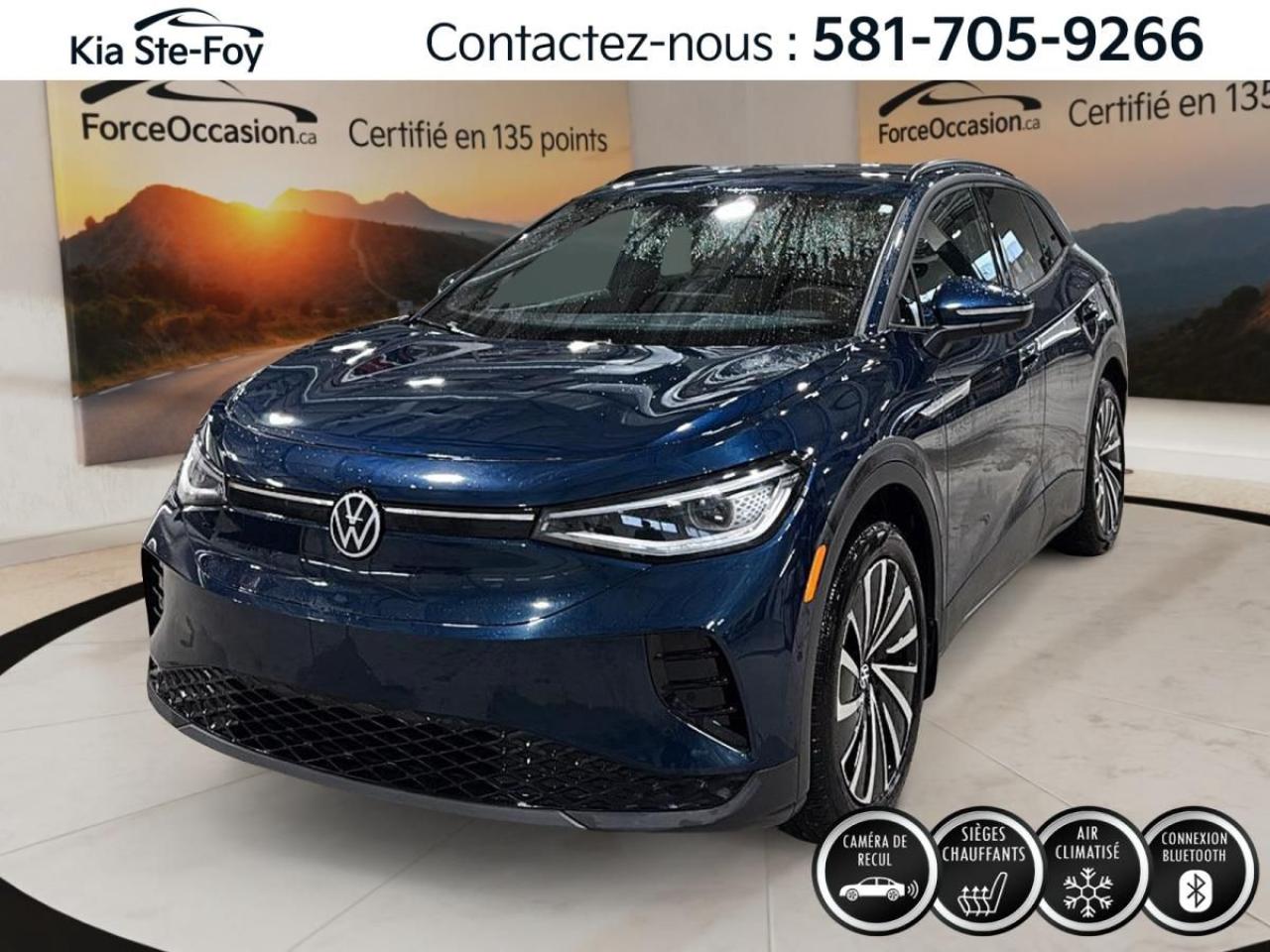 Used 2023 Volkswagen ID.4 CUIR* VOLANT CHAUFFANT* CRUISE* BIZONE* for sale in Ste-Foy, QC