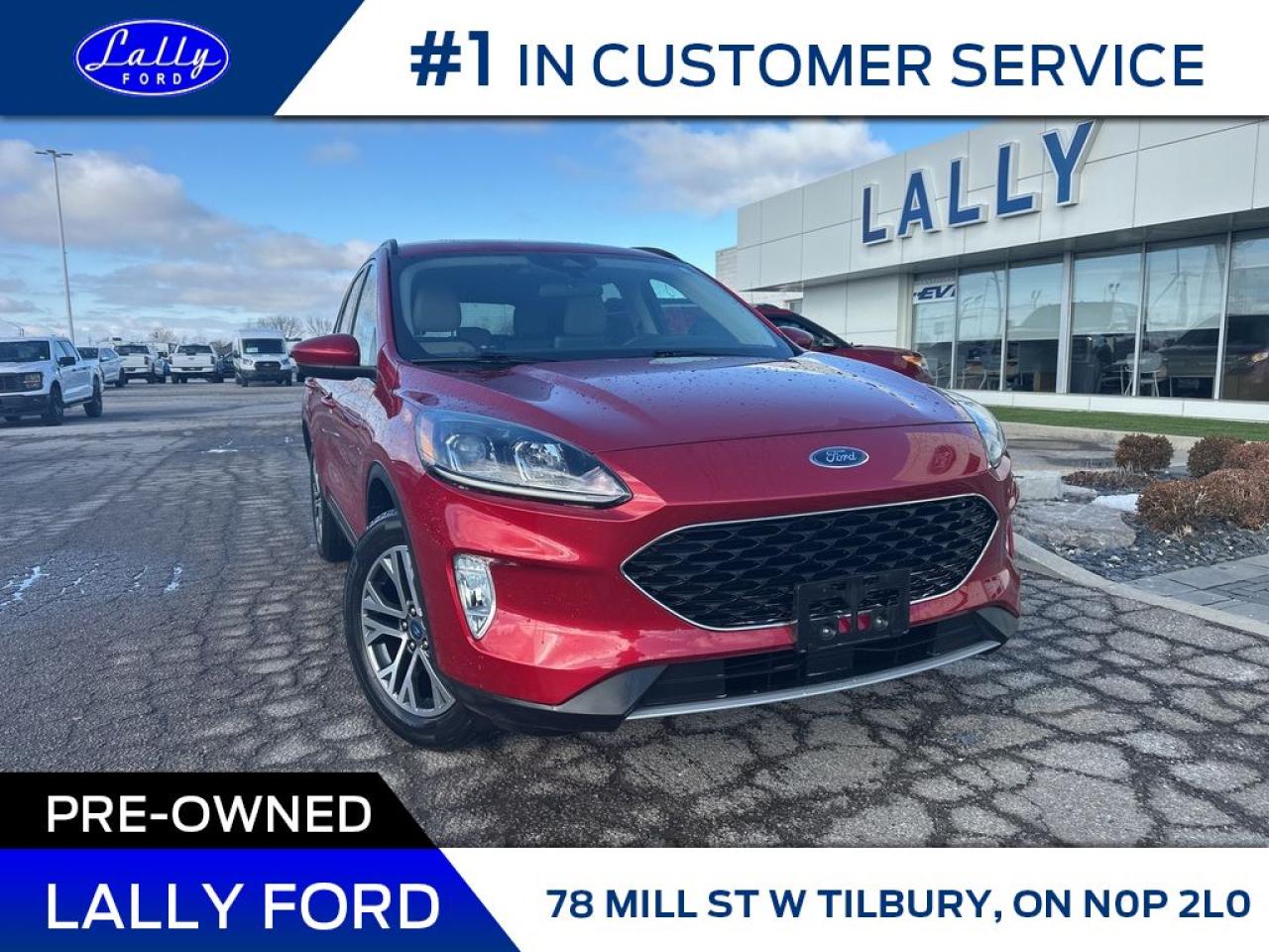 Used 2020 Ford Escape SEL, Leather, Car Starter, AWD!! for sale in Tilbury, ON