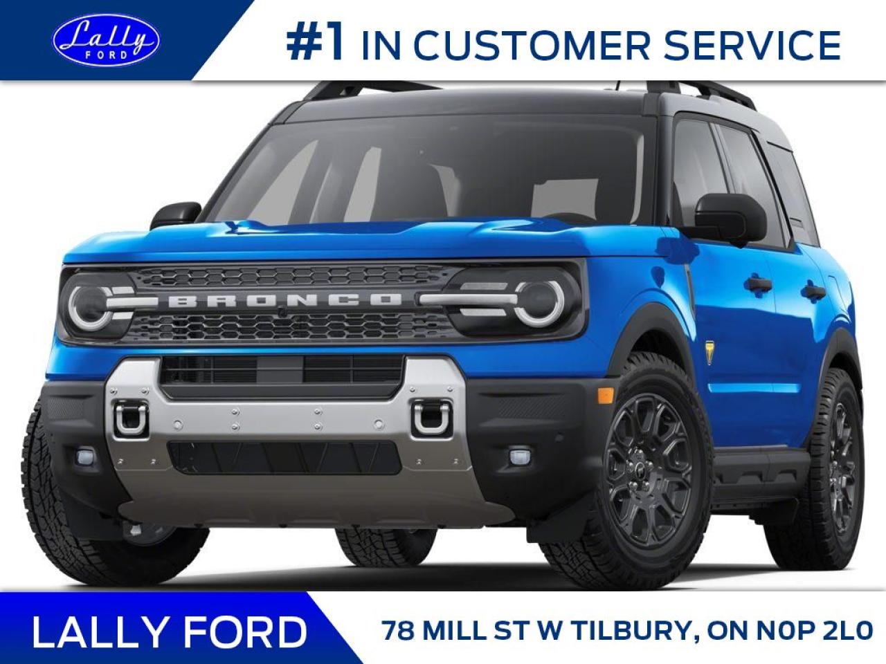 New 2025 Ford Bronco Sport BADLANDS for sale in Tilbury, ON