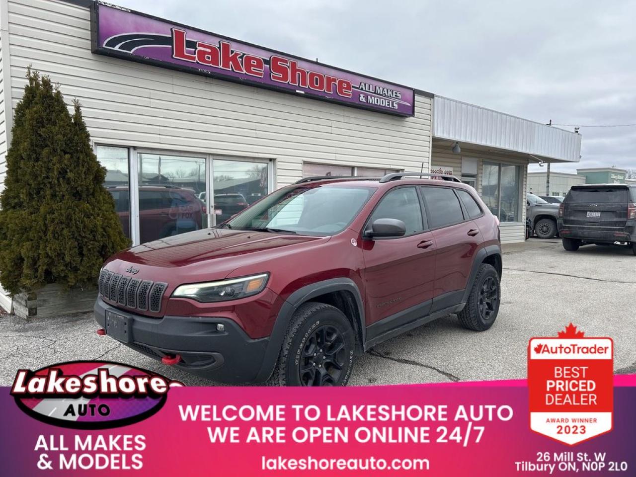 Used 2020 Jeep Cherokee Trailhawk Elite for sale in Tilbury, ON