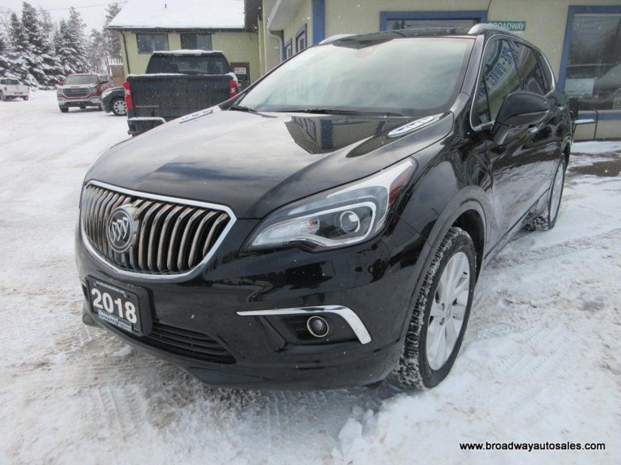 Used 2018 Buick Envision ALL-WHEEL DRIVE PREMIUM-II-MODEL 5 PASSENGER 2.0L - TURBO.. PANORAMIC SUNROOF.. LEATHER.. HEATED/AC SEATS.. BACK-UP CAMERA.. POWER TAILGATE.. for sale in Bradford, ON