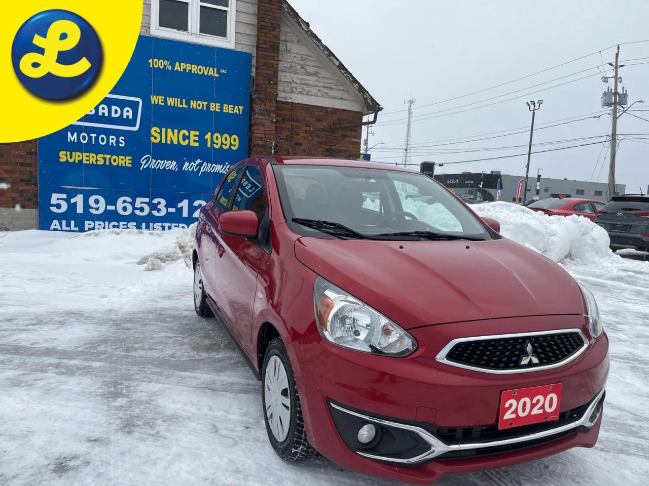 Used 2020 Mitsubishi Mirage Keyless Entry * Backup Camera * Apple CarPlay/ Android Auto * Power Locks/Windows/Side Mirrors * Steering Controls * Cruise Control * Voice Recognitio for sale in Cambridge, ON