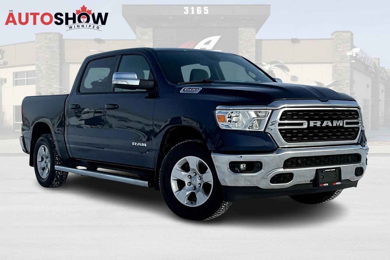 Used 2022 RAM 1500 BIG HORN-APPLE CARPLAY, RMT STRT, HTD SEATS & WHEEL, for sale in Winnipeg, MB