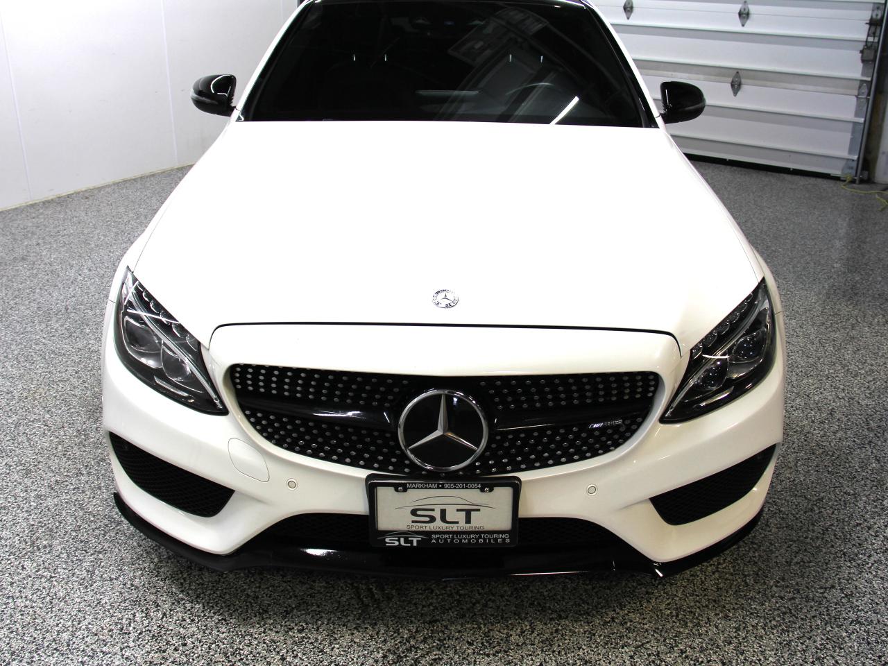 <p>2017 MERCEDES BENZ C43 AMG 4 MATIC.  WHITE WITH BLACK LEATHER/ALCANTARA INT.  PREMIUM/SPORT PACKAGE, COMPLETE WITH MB LUXURY OPTIONS, PREMIUM SOUND, FULL-SERVICE HISTORY, EXCELLENT THROUGH OUT AND CERTIFIED.  PLEASE CALL TO DISCUSS AND SCHEDUEL A VIEWING.  THANK YOU</p>