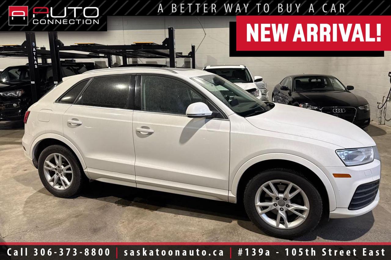 Used 2018 Audi Q3 2.0T Progressiv Quattro - ACCIDENT FREE - HEATED SEATS - PANORAMIC ROOF for sale in Saskatoon, SK