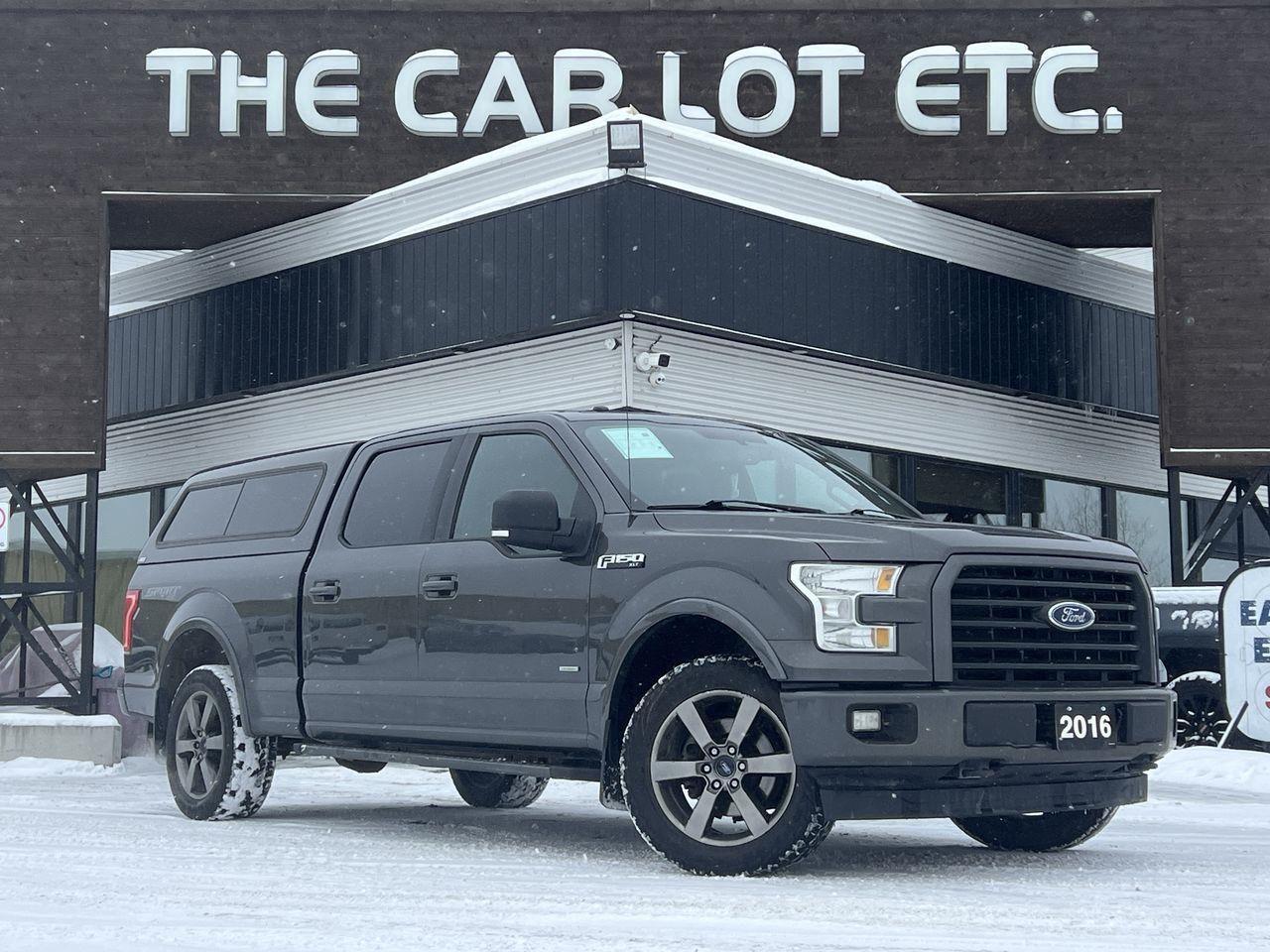 Used 2016 Ford F-150 XLT SPORT WITH CAP! SIRIUS XM, BACK UP CAM, CRUISE CONTROL, BLUETOOTH, POWER DRIVERS SEATS!! for sale in Sudbury, ON