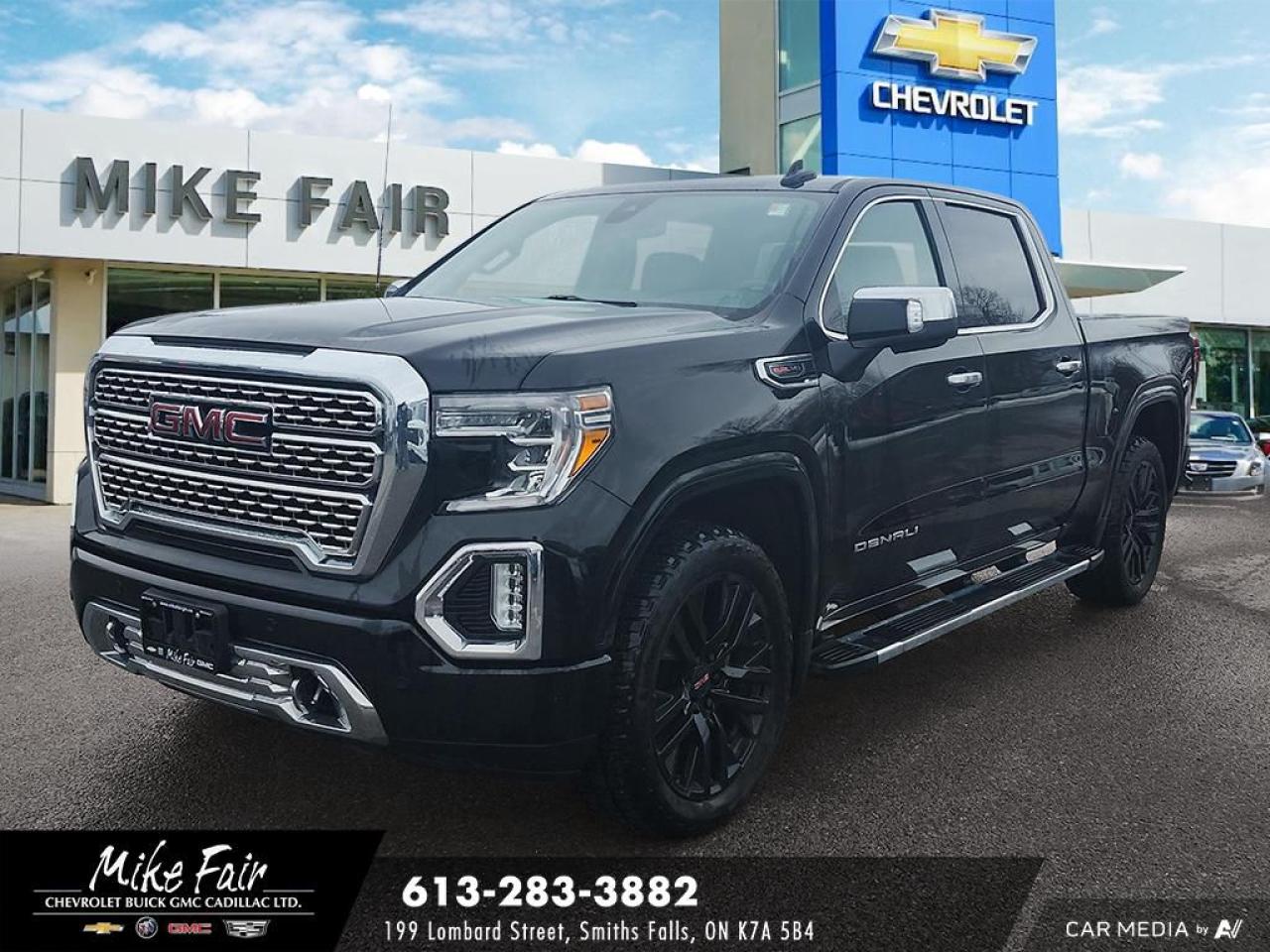 Used 2021 GMC Sierra 1500 Denali assist steps,power sunroof,heated/vented front seats,heated steering wheel,driver safety alert seat for sale in Smiths Falls, ON