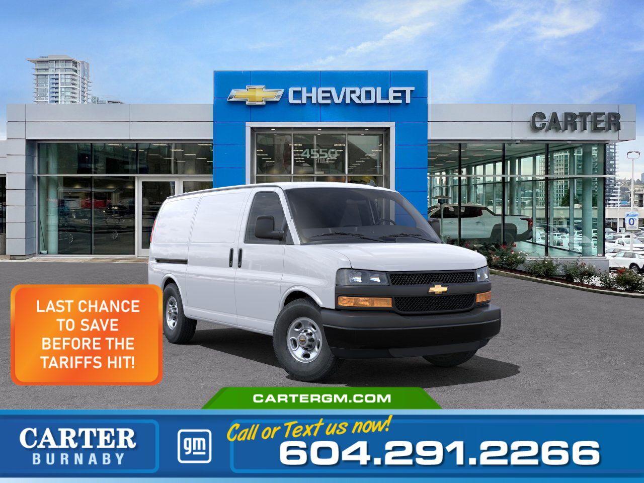 New 2025 Chevrolet Express Steel Wheels/Keyless Entry/Cruise Ctrl for sale in Burnaby, BC